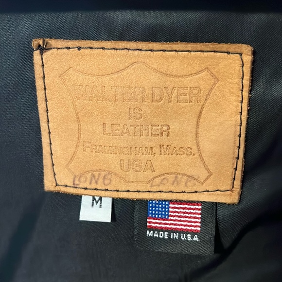 Vintage Walter Dyer Leather Biker Vest - Picture 5 of 5